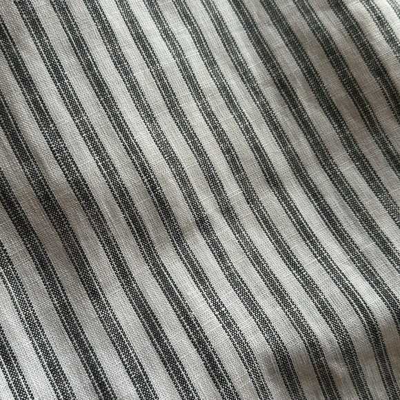 NWT Reformation Carter Mid Rise Wide  Leg Linen Pant in Antibes Stripe | size 2 - Picture 10 of 10